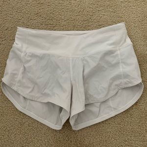 white size 2 lulu lemon shorts!